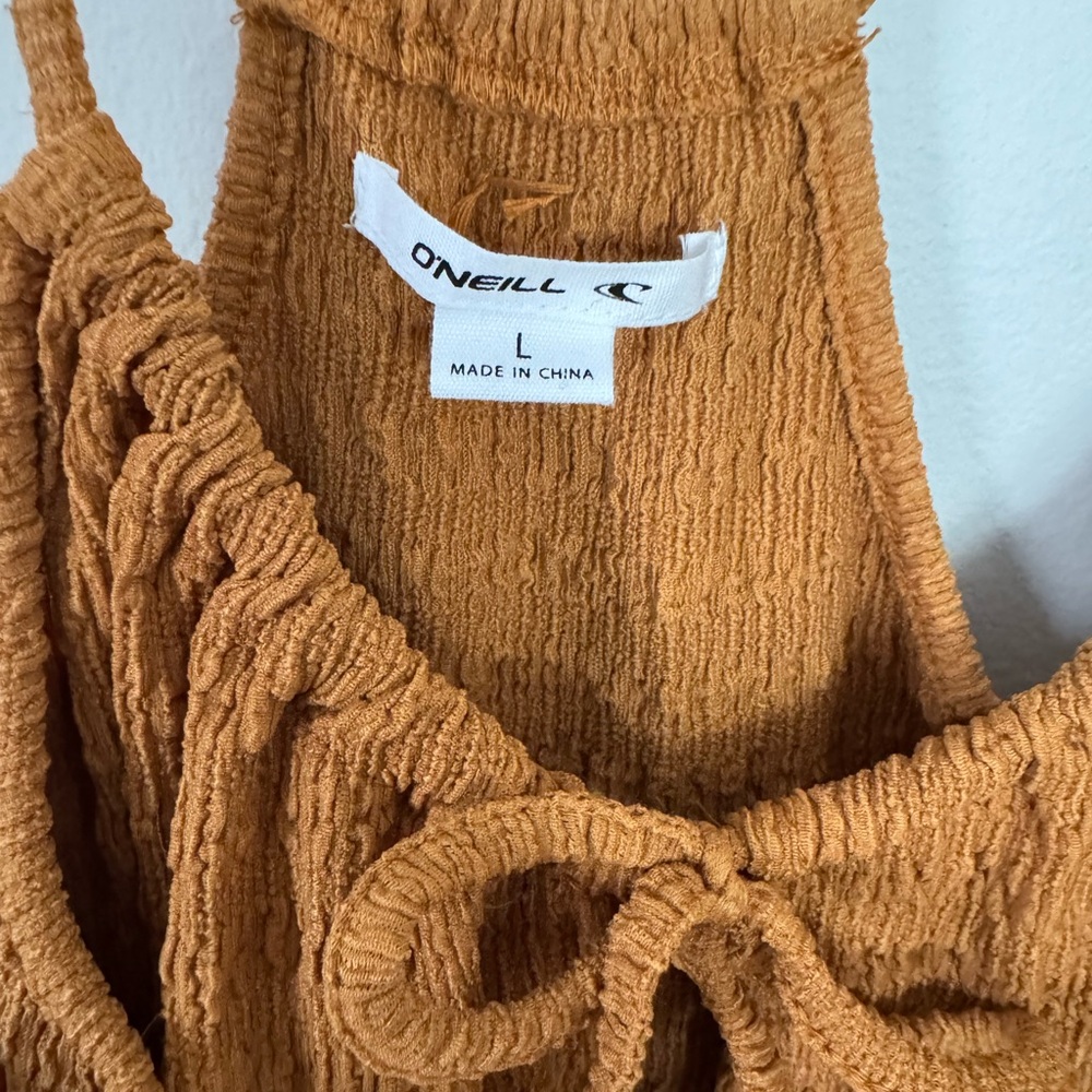 O'Neill Sage Crinkle Dress (Brown Sugar) - Picture 3 of 6